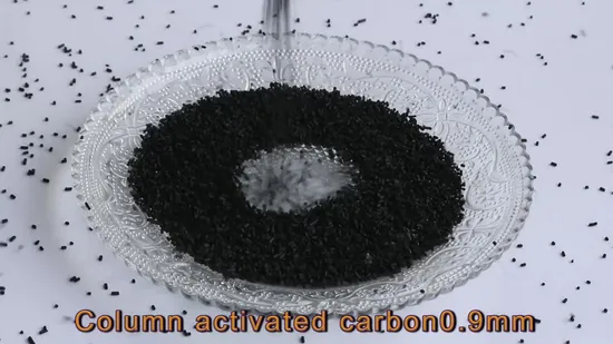 330 Kg Per Cubic Meters Density Black Coal Columnar Activated Carbon Created for Sulfide Removal Purposes